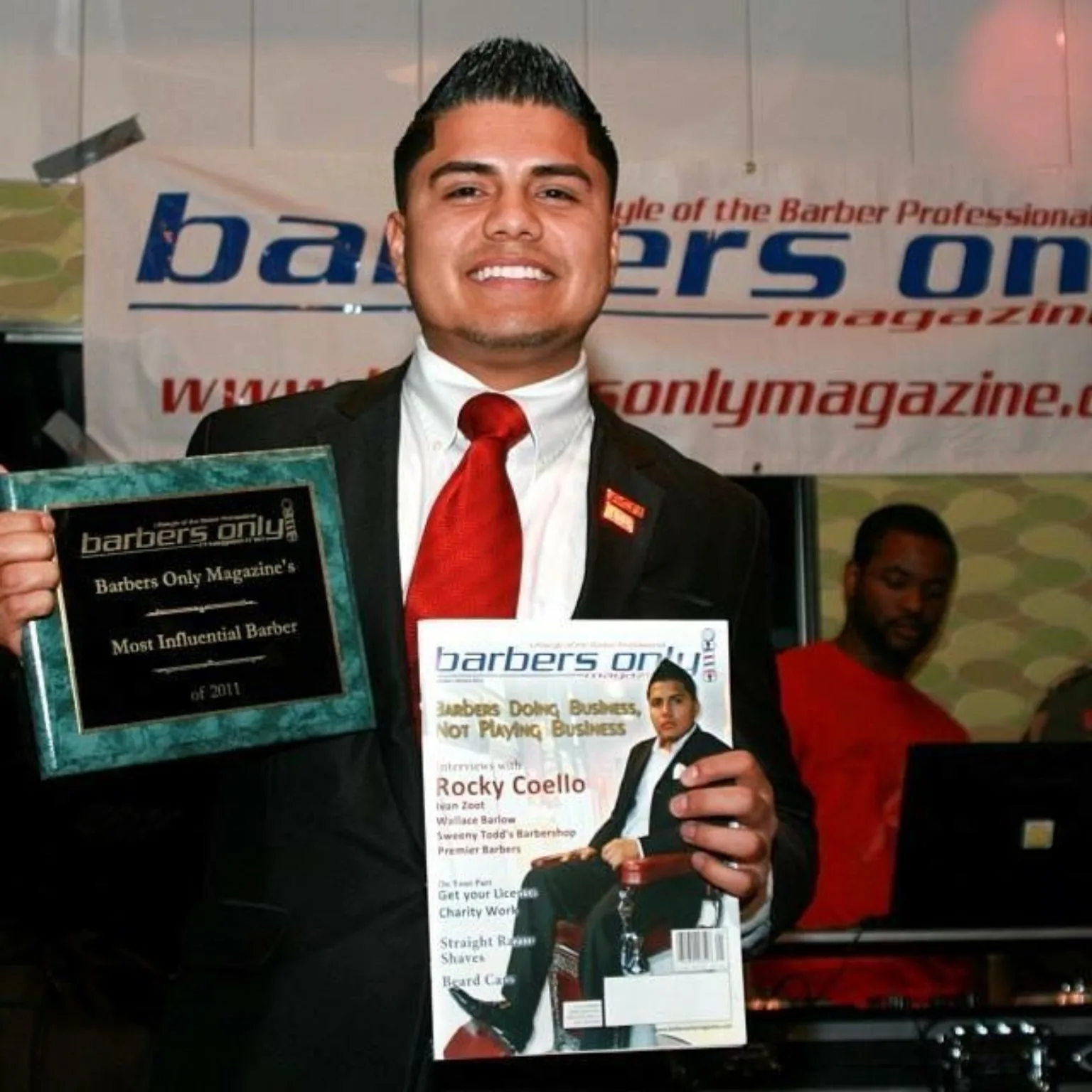 Most Influential Barber award and magazine recognition